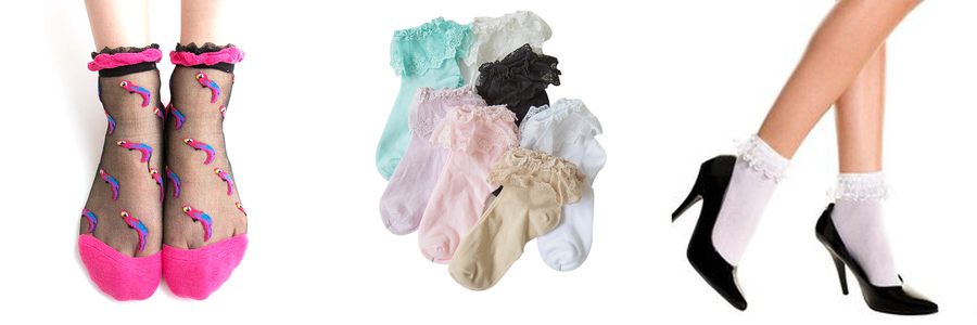 frilly socks for women